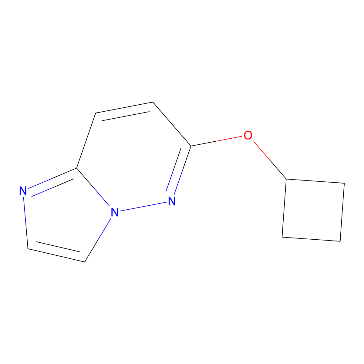 6-Cyclobutoxyimidazo[1,2-b]pyridazine molecular structure, CAS 2189434-34-0