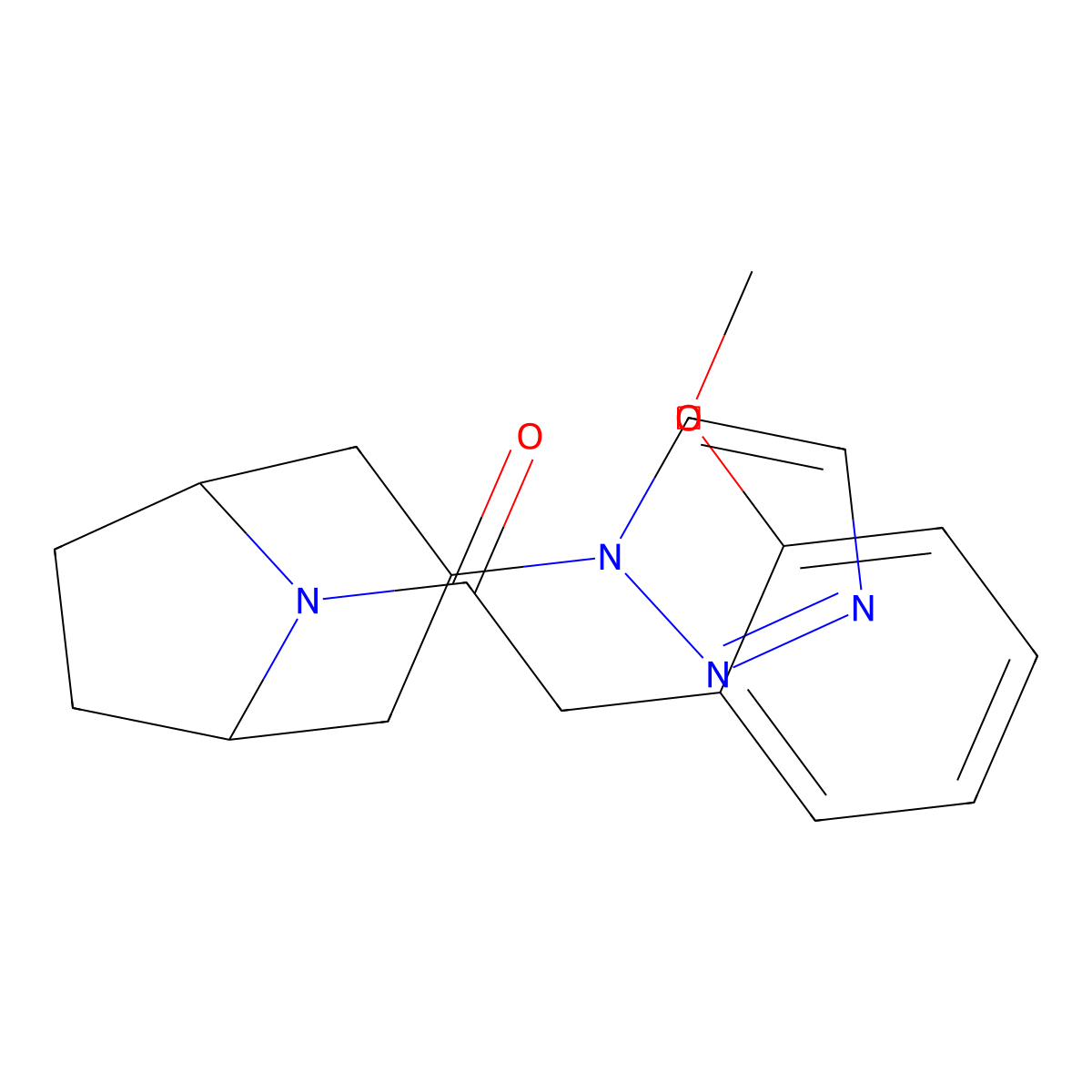 2-(2-methoxyphenyl)-1-[3-(1H-1,2,3-triazol-1-yl)-8-azabicyclo[3.2.1]octan-8-yl]ethan-1-one molecular structure, CAS 2189498-30-2