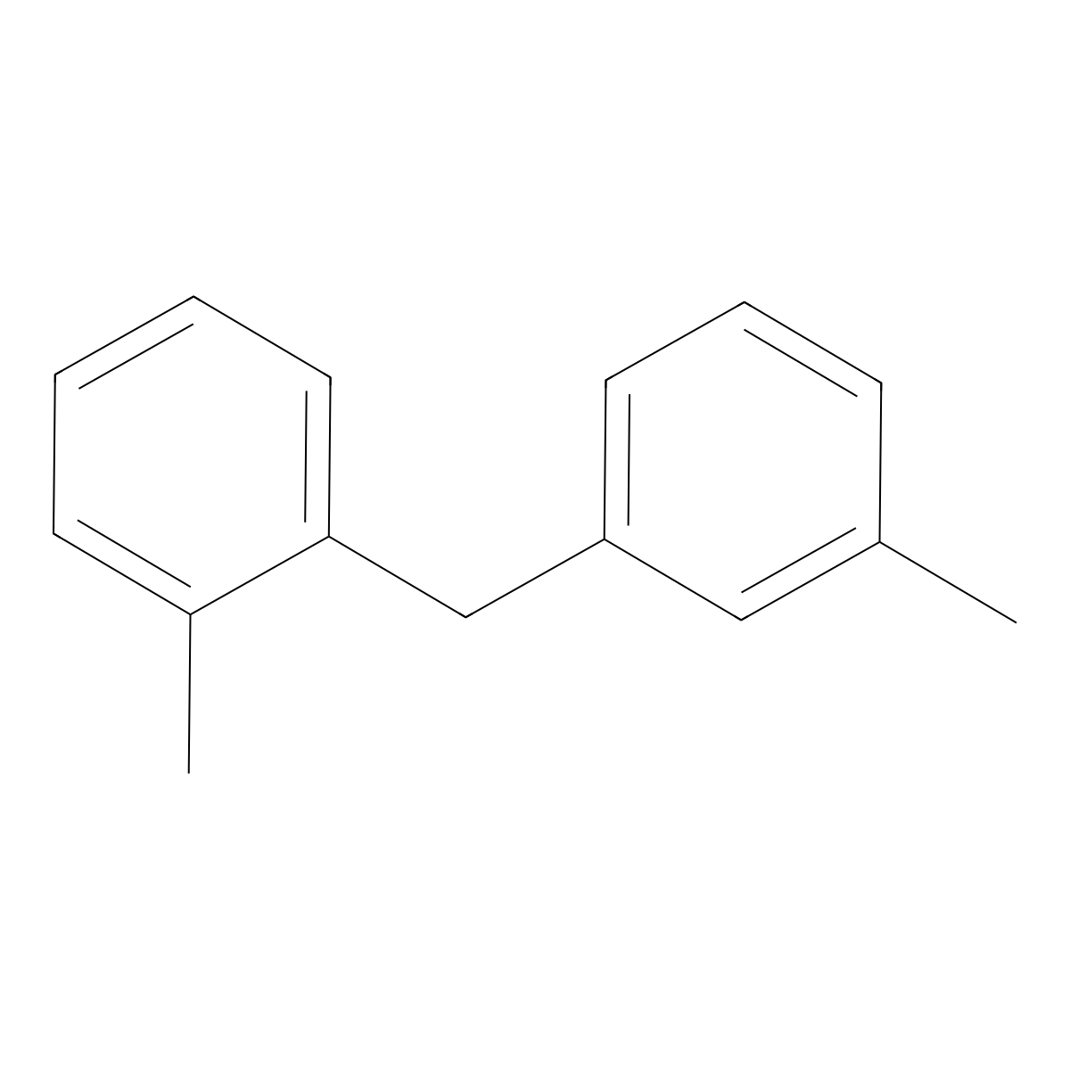 1-Methyl-2-(3-methylbenzyl)benzene molecular structure, CAS 21895-13-6