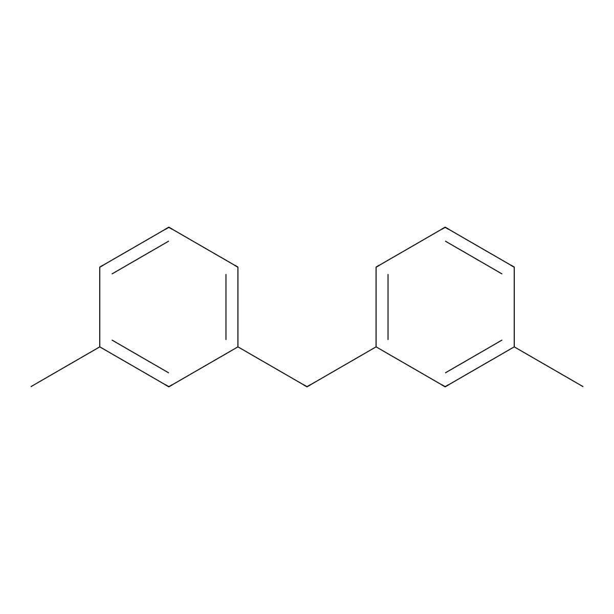 3,3'-Dimethyldiphenylmethane molecular structure, CAS 21895-14-7