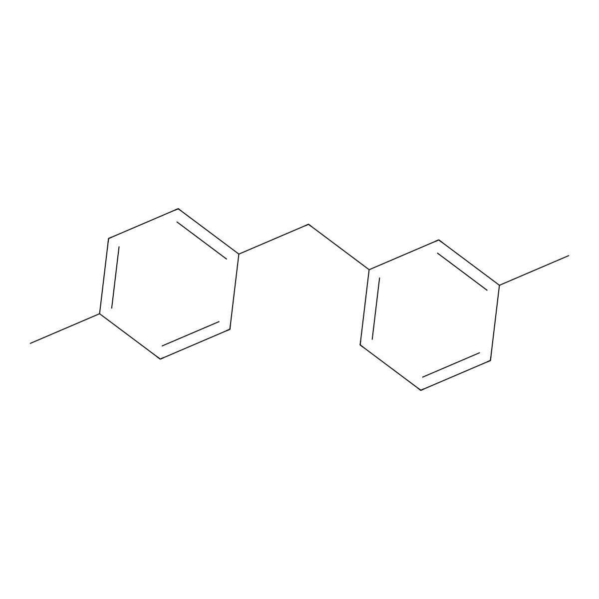 1-Methyl-3-(4-methylbenzyl)benzene molecular structure, CAS 21895-16-9