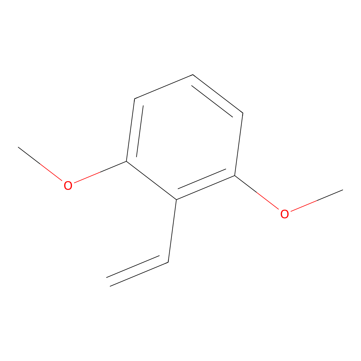 Benzene, 2-ethenyl-1,3-dimethoxy- molecular structure, CAS 21897-50-7