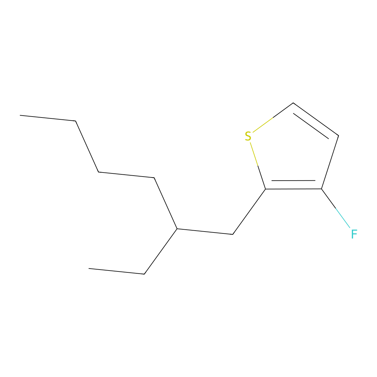 2-(2-Ethylhexyl)-3-fluorothiophene molecular structure, CAS 2189704-71-8
