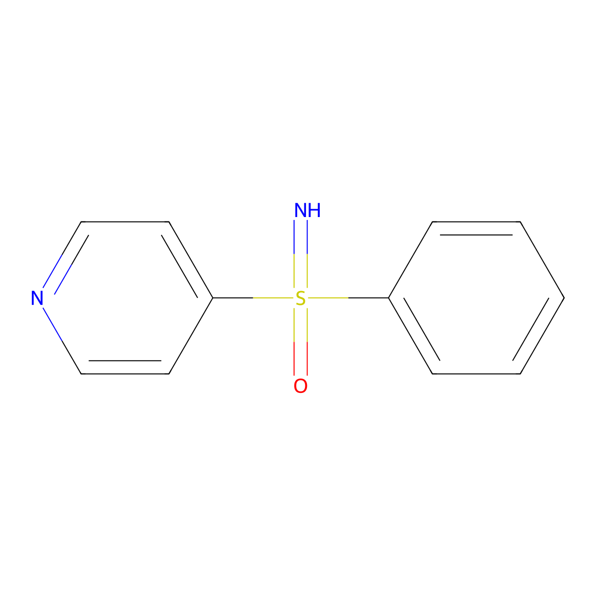 [Phenyl(pyridin-4-yl)imino-lambda6-sulfanyl]one molecular structure, CAS 2189735-17-7