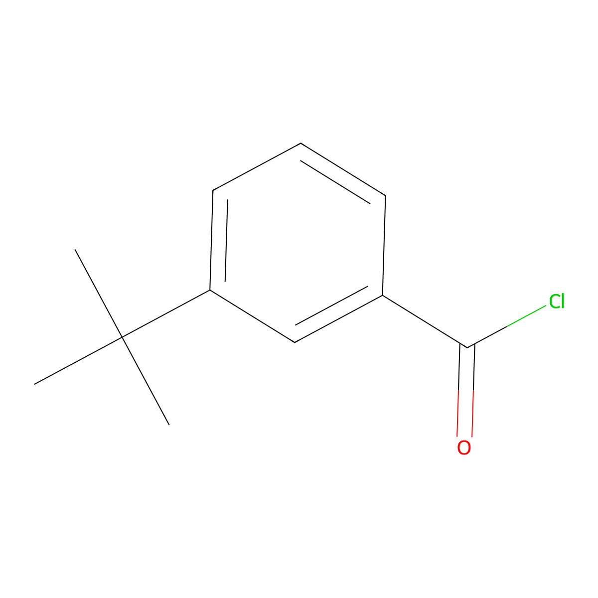 3-tert-Butylbenzoyl chloride molecular structure, CAS 21900-36-7