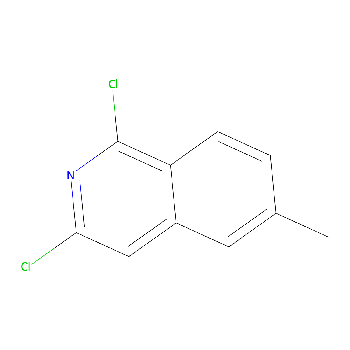 1,3-Dichloro-6-methylisoquinoline molecular structure, CAS 21902-38-5