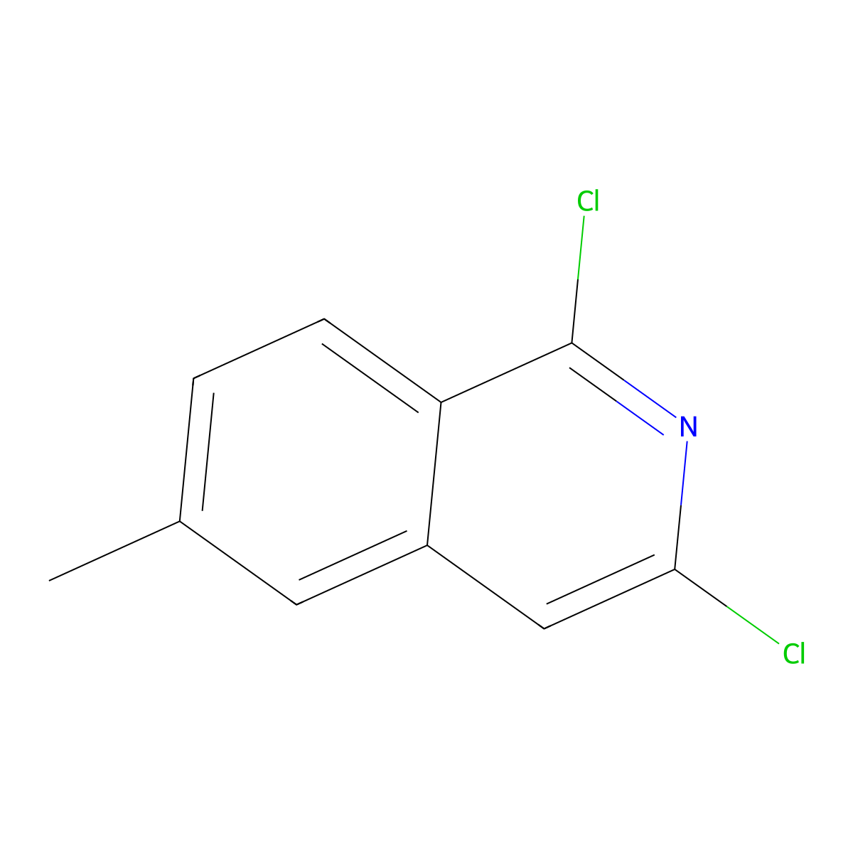 1,3-Dichloro-6-methylisoquinoline molecular structure, CAS 21902-38-5