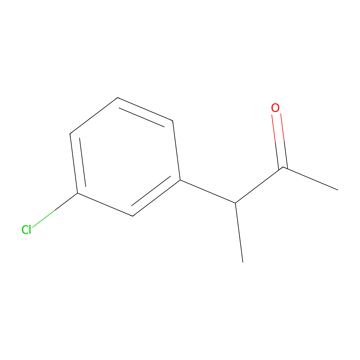 3-(3-Chlorophenyl)butan-2-one molecular structure, CAS 21905-97-5