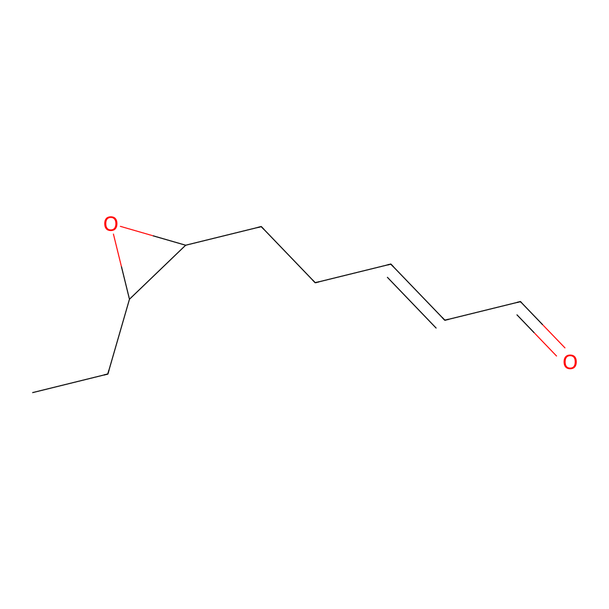 rel-(E)-5-((2R,3S)-3-Ethyloxiran-2-yl)pent-2-enal molecular structure, CAS 2190503-76-3