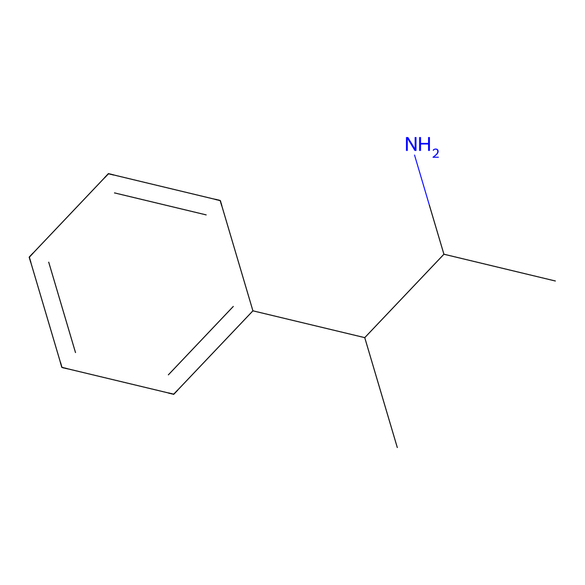 alpha,beta-Dimethylbenzeneethanamine molecular structure, CAS 21906-17-2