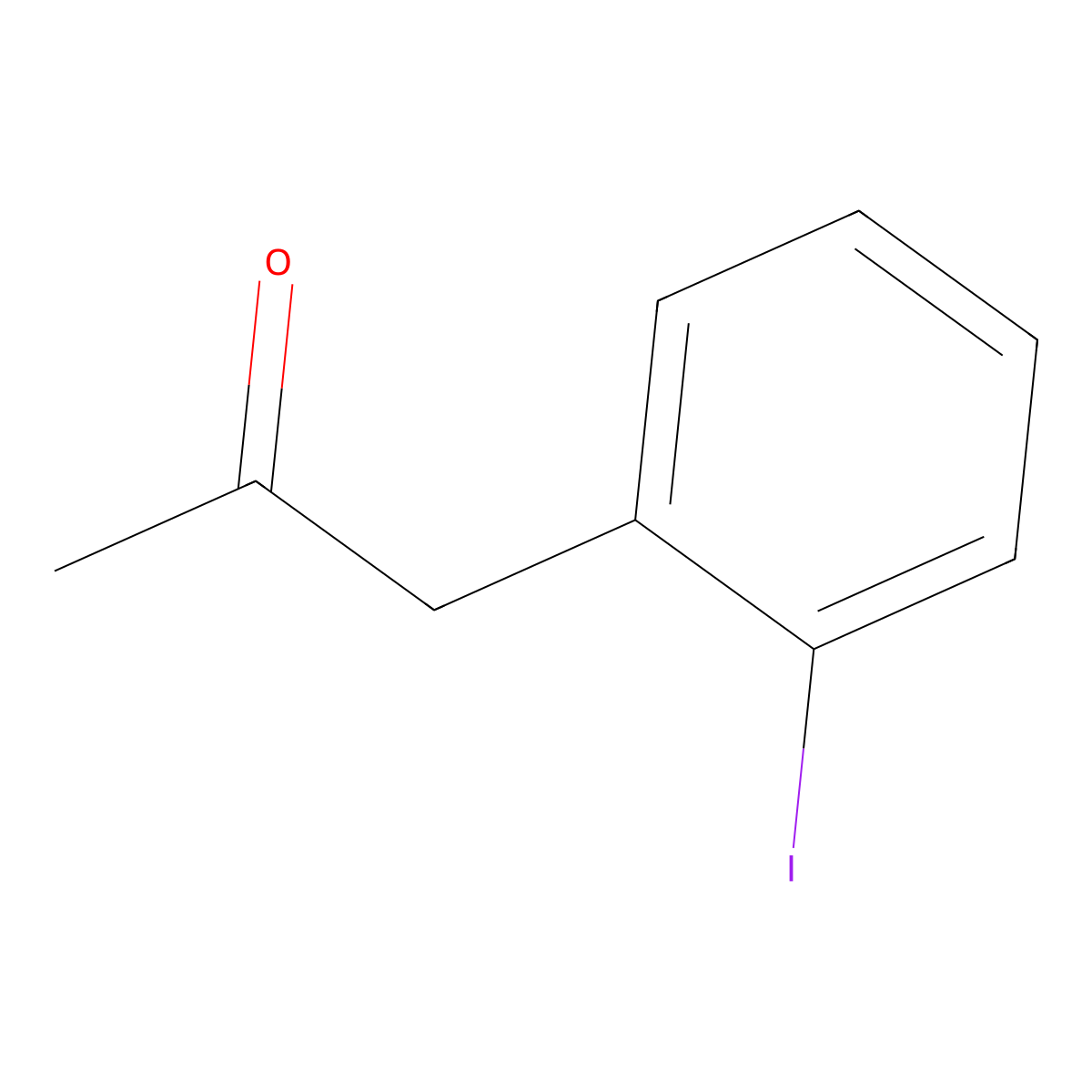 1-(2-Iodophenyl)-2-propanone molecular structure, CAS 21906-34-3