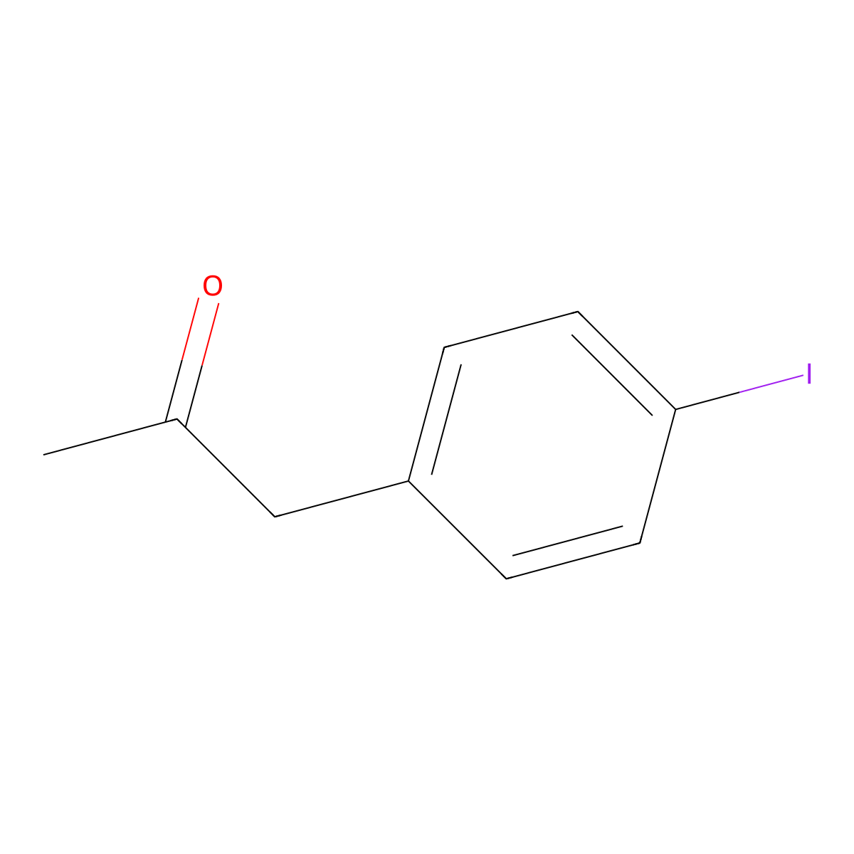 1-(4-Iodophenyl)propan-2-one molecular structure, CAS 21906-36-5