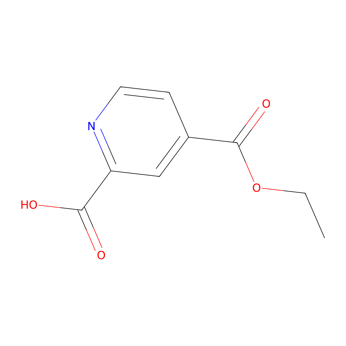 4-(Ethoxycarbonyl)picolinic acid molecular structure, CAS 21908-14-5