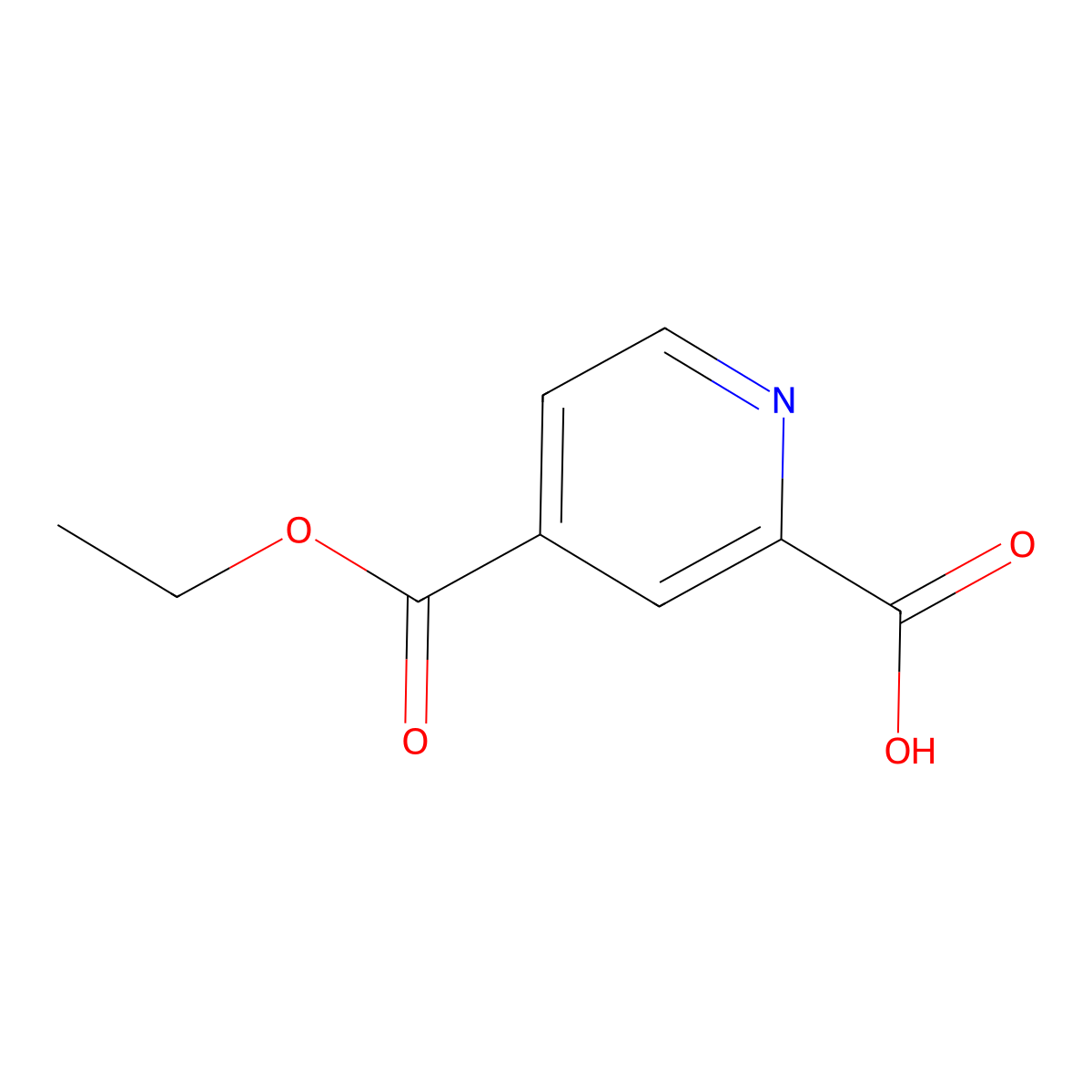 4-(Ethoxycarbonyl)picolinic acid molecular structure, CAS 21908-14-5