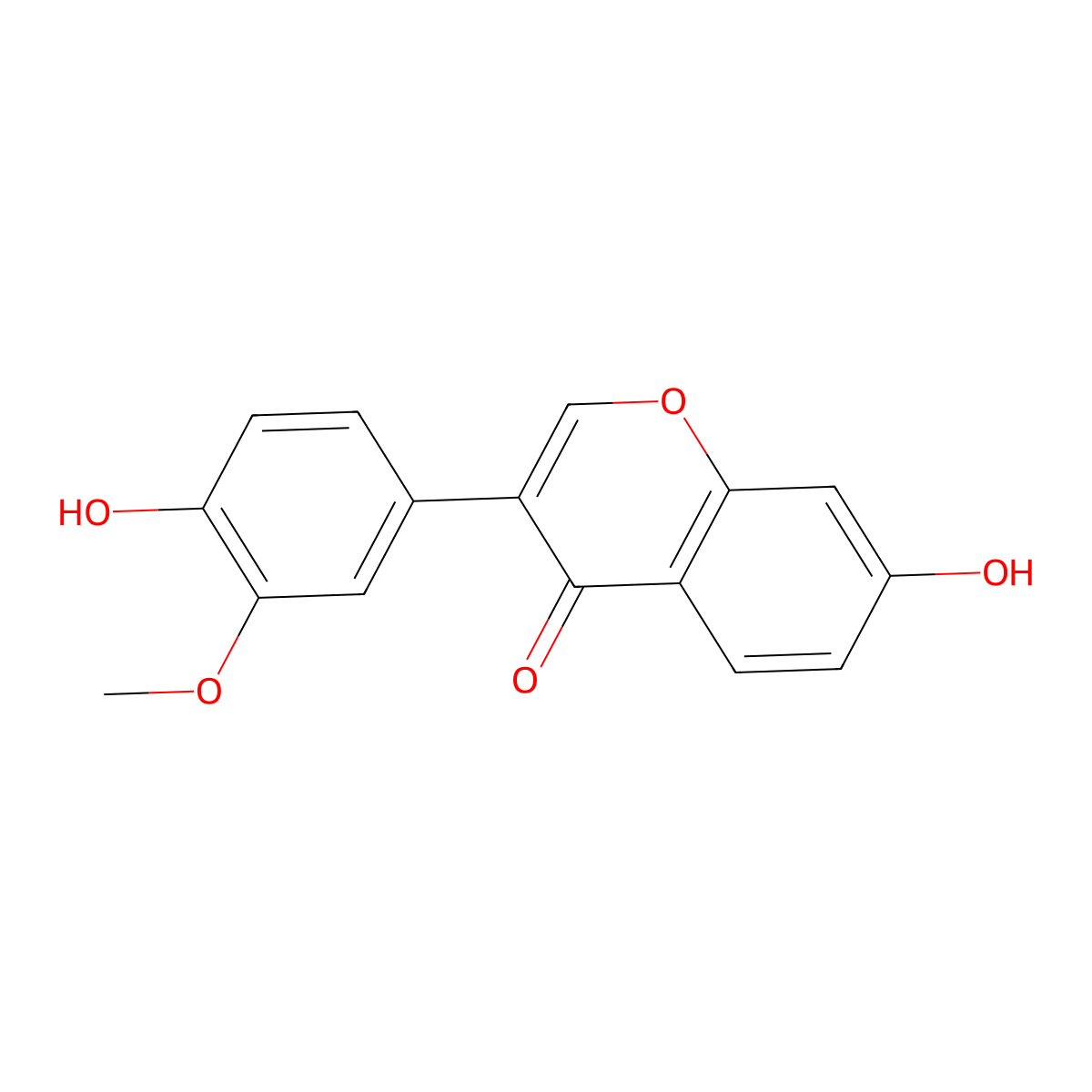 3'-Methoxydaidzein molecular structure, CAS 21913-98-4