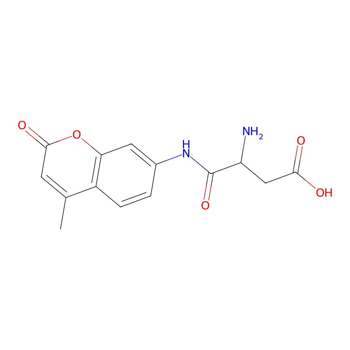 H-Asp-AMC molecular structure, CAS 219138-13-3