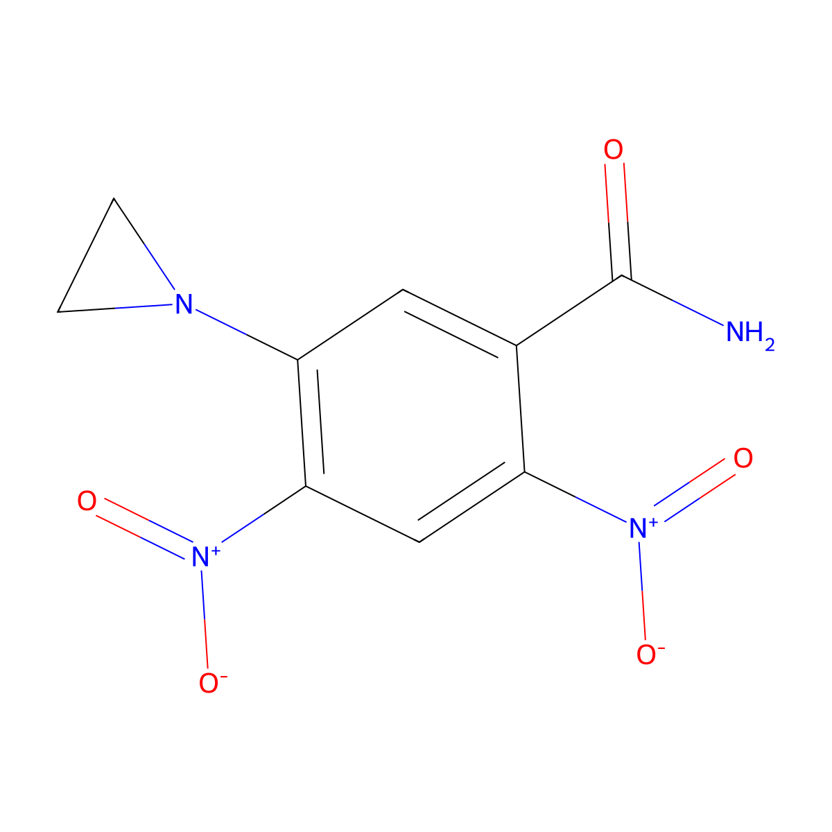 Tretazicar molecular structure, CAS 21919-05-1