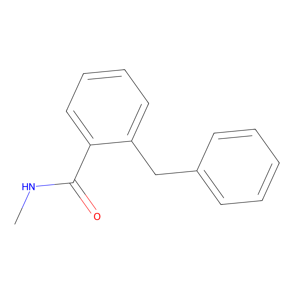 2-benzyl-N-methylbenzamide molecular structure, CAS 21921-91-5