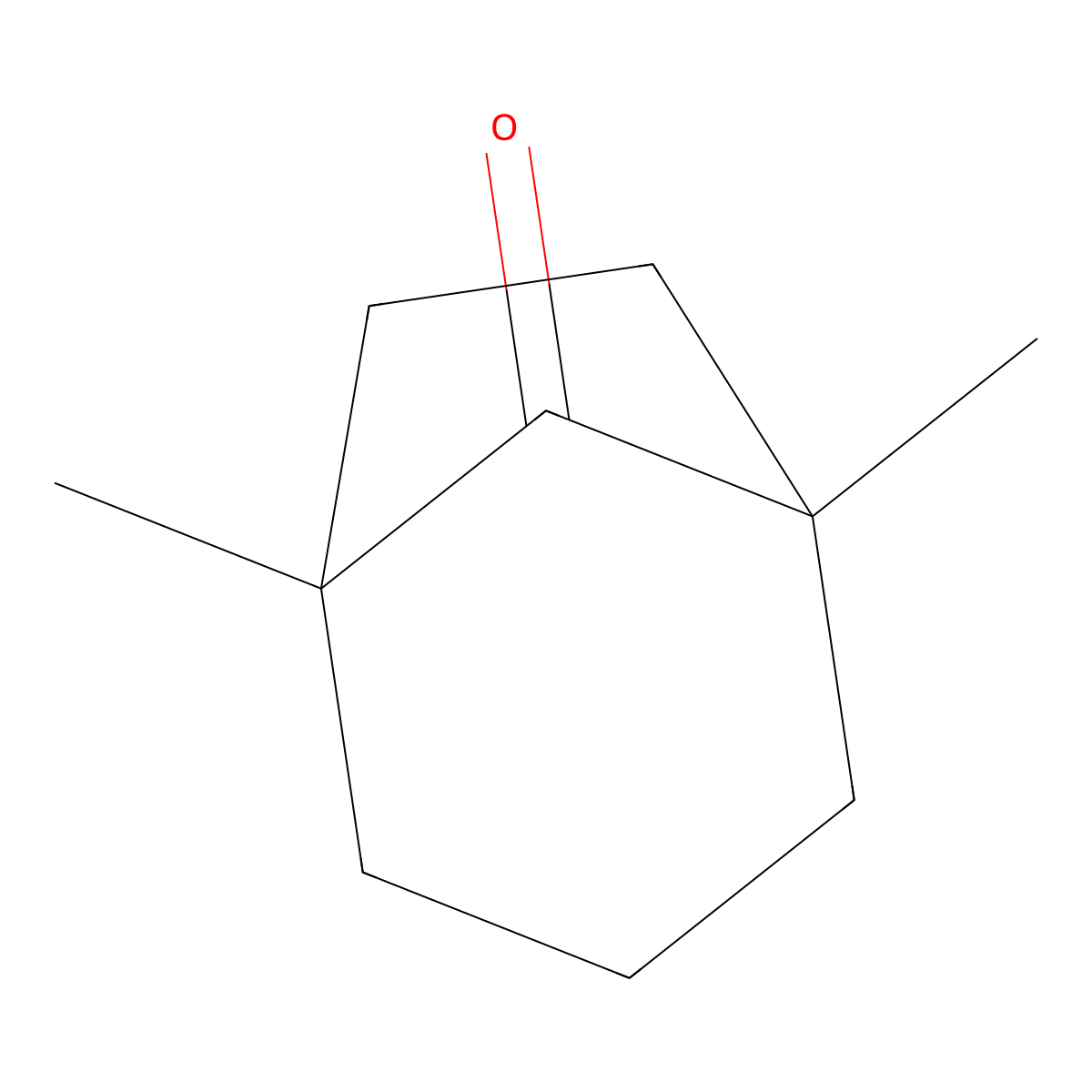 1,5-Dimethylbicyclo(3.2.1)octan-8-one molecular structure, CAS 21922-58-7