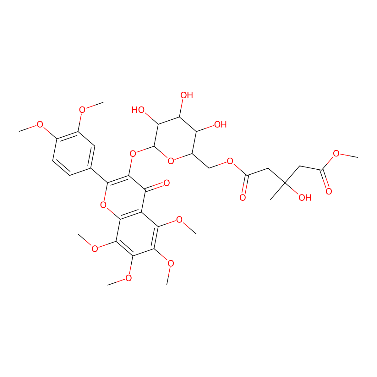 Citrusunshitin A molecular structure, CAS 2192316-07-5
