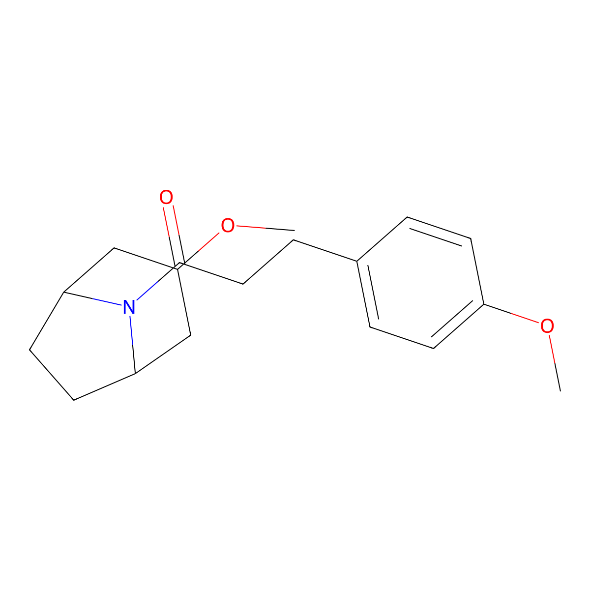 1-((1R,5S)-3-methoxy-8-azabicyclo[3.2.1]octan-8-yl)-3-(4-methoxyphenyl)propan-1-one molecular structure, CAS 2192746-85-1