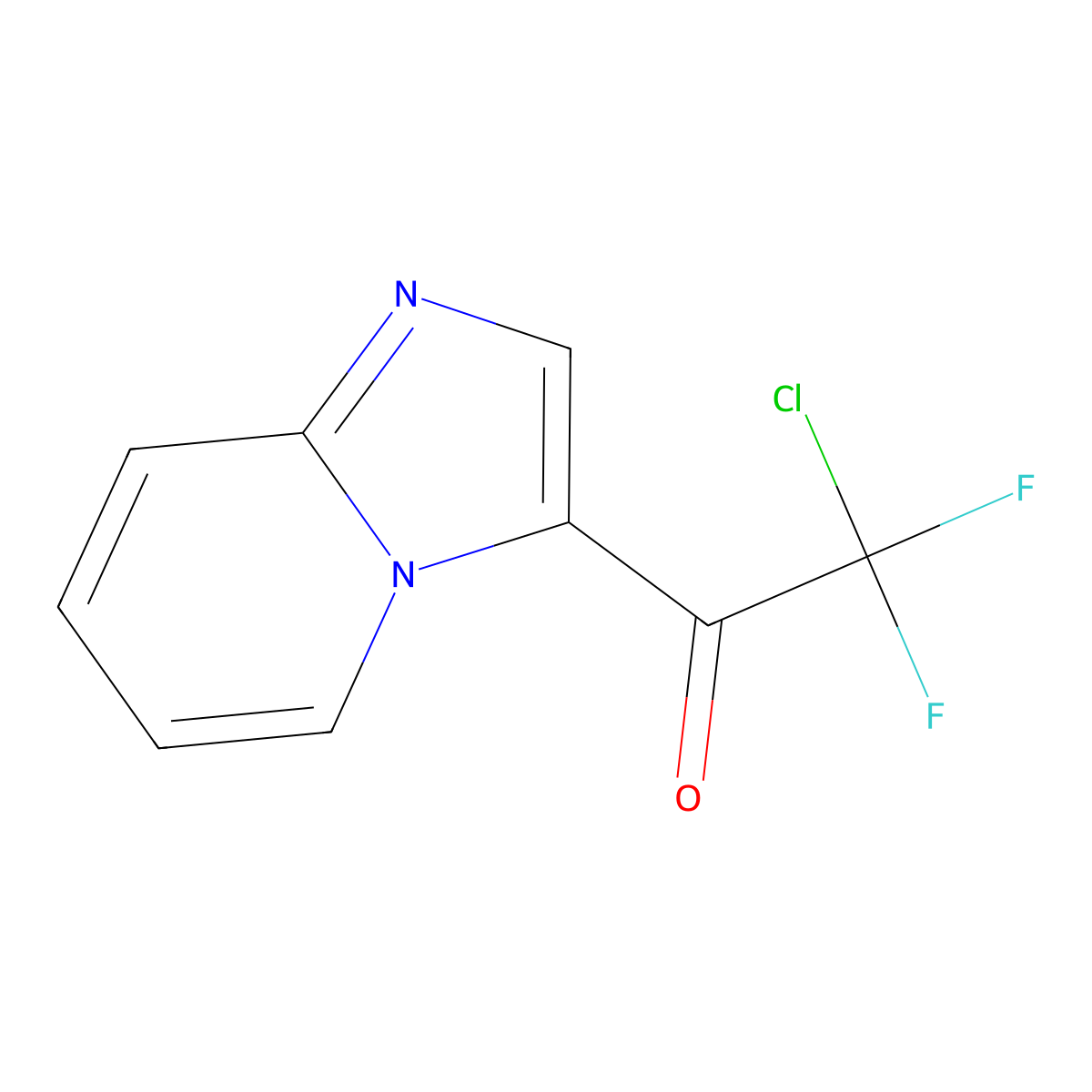 3-(Chlorodifluoroacetyl)imidazo[1,2-a]pyridine molecular structure, CAS 219296-24-9