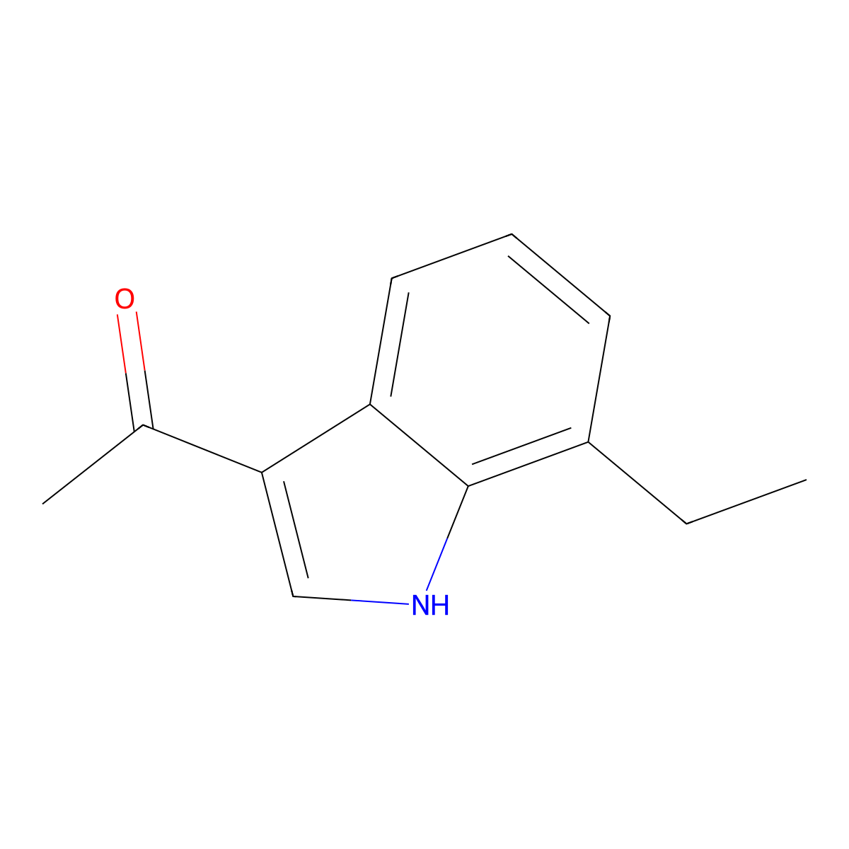 1-(7-Ethyl-1H-indol-3-yl)ethanone molecular structure, CAS 219297-26-4