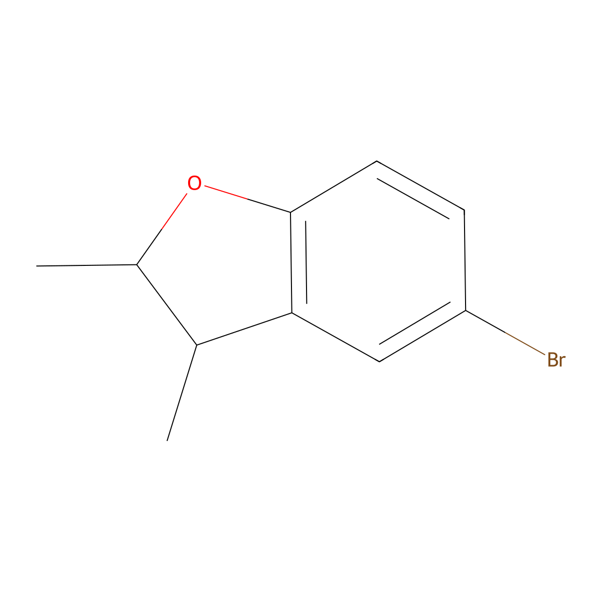 5-Bromo-2,3-dimethyl-2,3-dihydro-1-benzofuran molecular structure, CAS 2193060-97-6