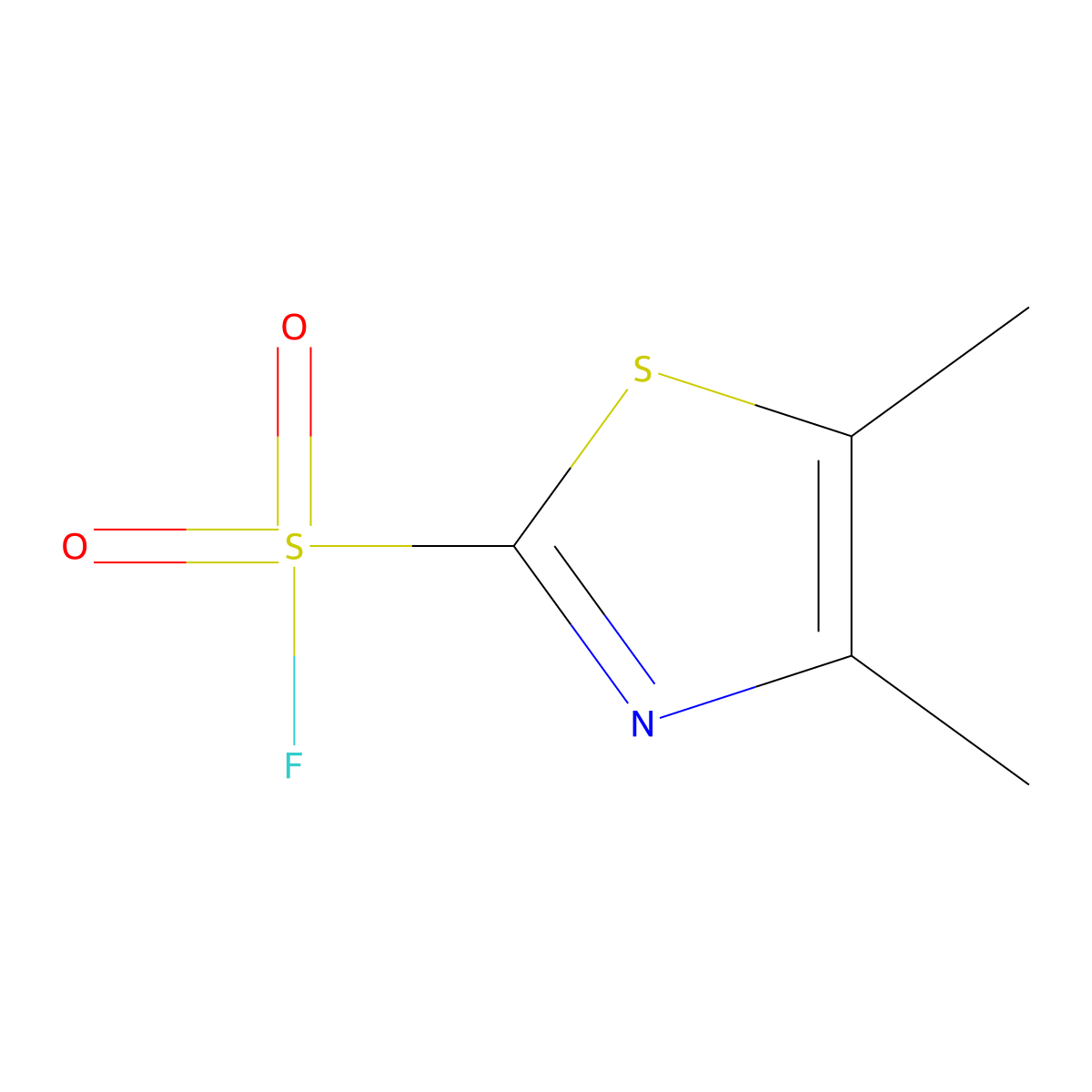 Dimethyl-1,3-thiazole-2-sulfonyl fluoride molecular structure, CAS 2193061-52-6