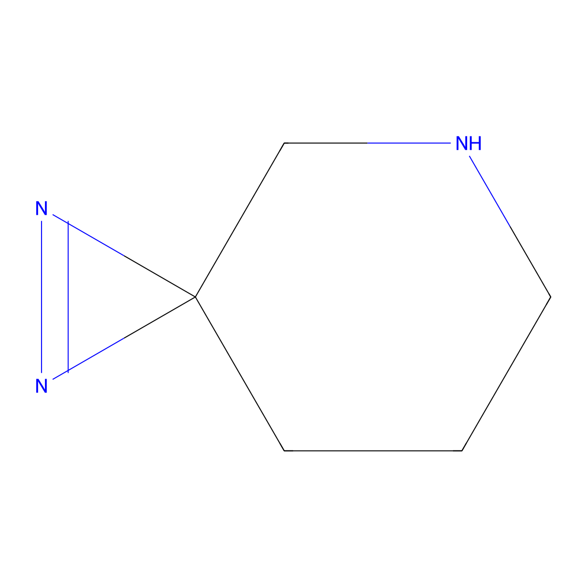 1,2,5-Triazaspiro[2.5]oct-1-ene molecular structure, CAS 2193064-64-9