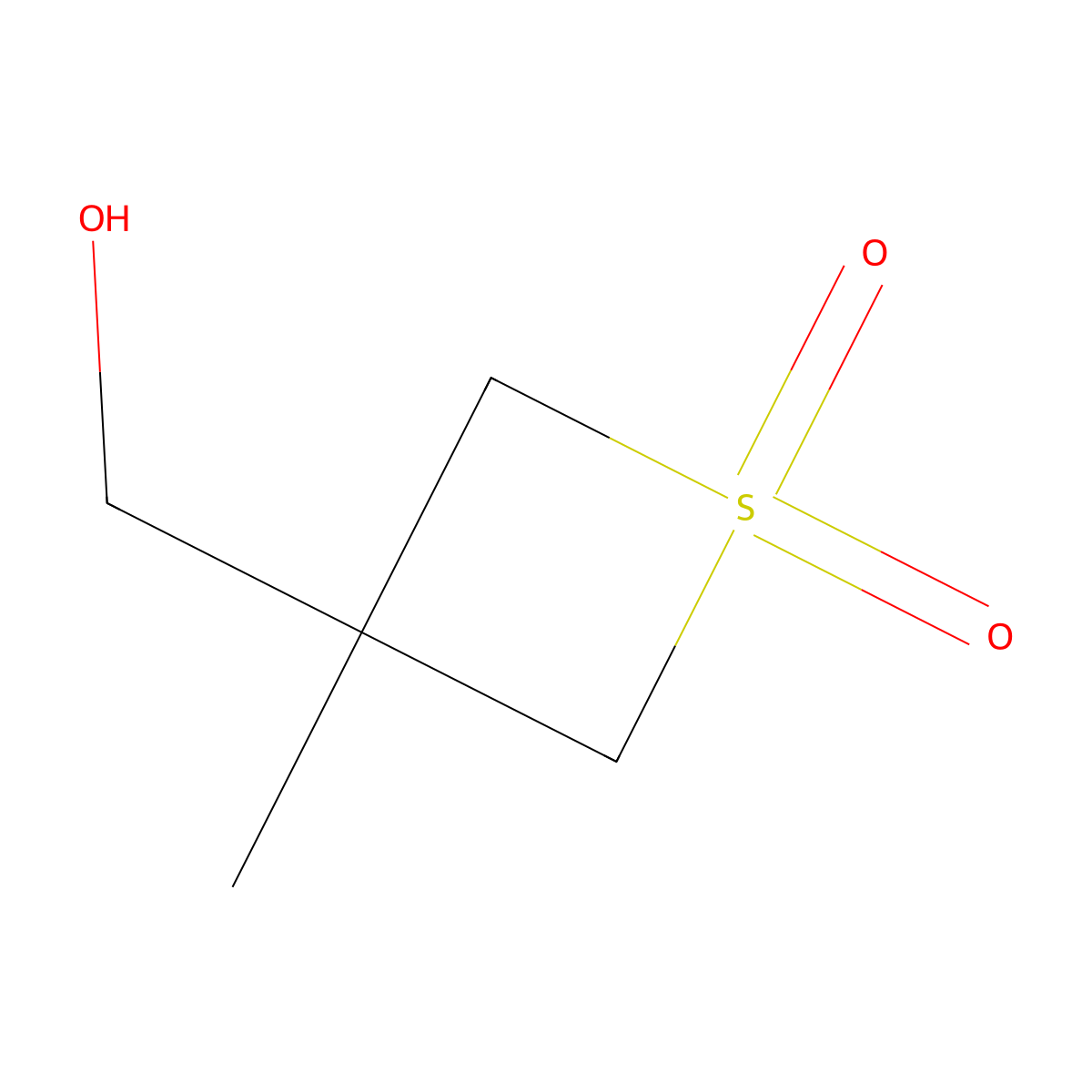 3-(Hydroxymethyl)-3-methylthietane 1,1-dioxide molecular structure, CAS 2193064-98-9