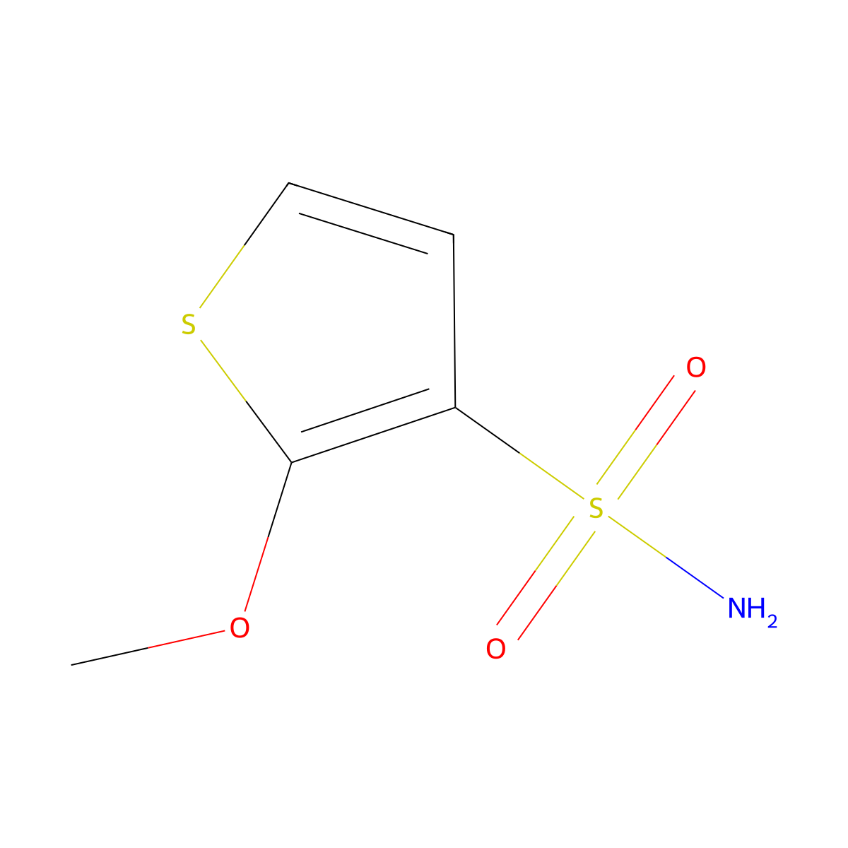 2-Methoxythiophene-3-sulfonamide molecular structure, CAS 2193067-64-8