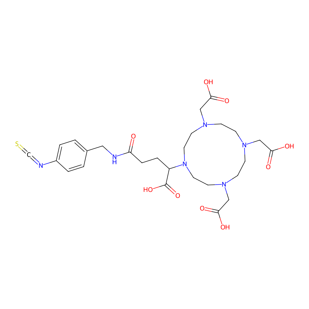 p-NCS-BZ-DOTA-GA molecular structure, CAS 2194580-71-5