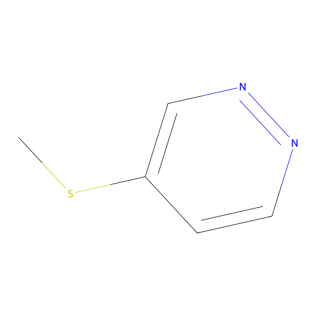 4-(Methylthio)pyridazine molecular structure, CAS 21948-72-1