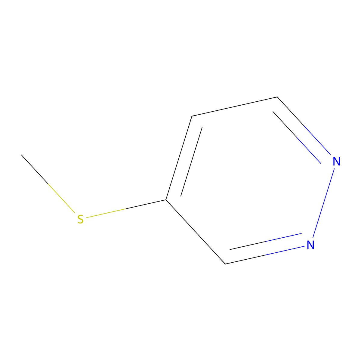 4-(Methylthio)pyridazine molecular structure, CAS 21948-72-1
