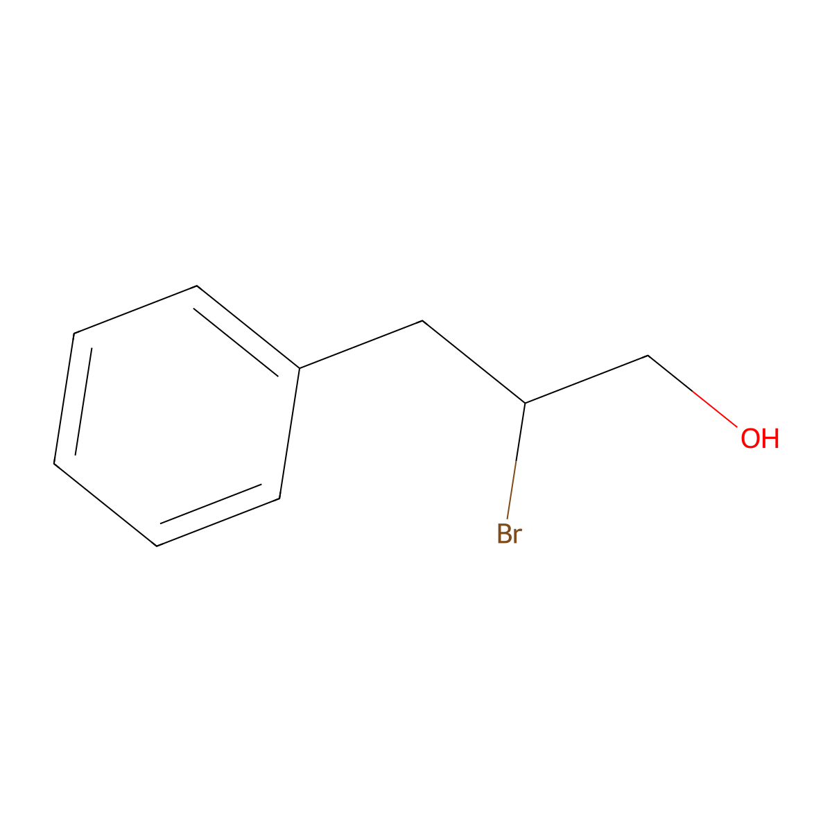 (S)-2-Bromo-3-phenylpropan-1-ol molecular structure, CAS 219500-45-5