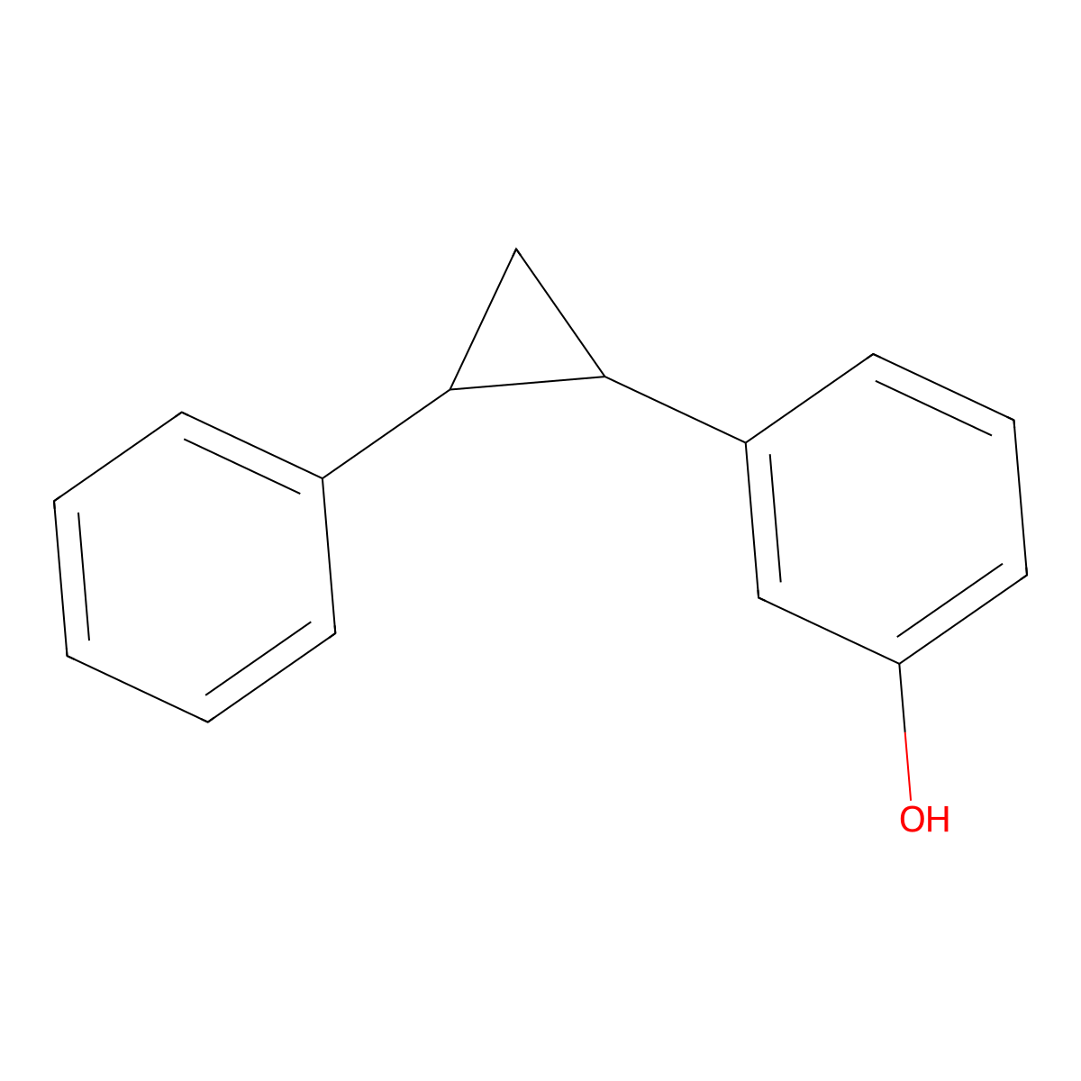 3-(2-Phenylcyclopropyl)phenol molecular structure, CAS 219521-11-6