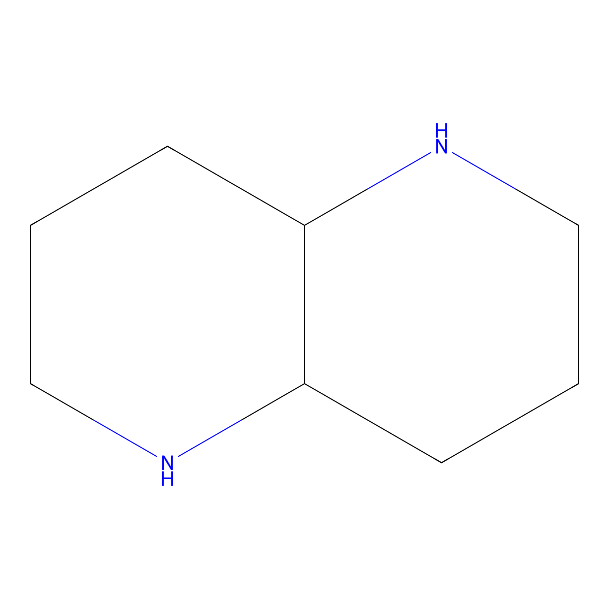 (4aS,8aS)-Decahydro-1,5-naphthyridine molecular structure, CAS 219522-28-8