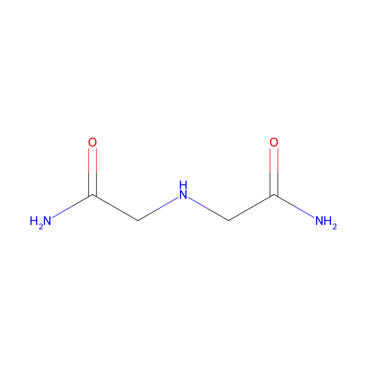 2-[(Carbamoylmethyl)amino]acetamide molecular structure, CAS 21954-96-1