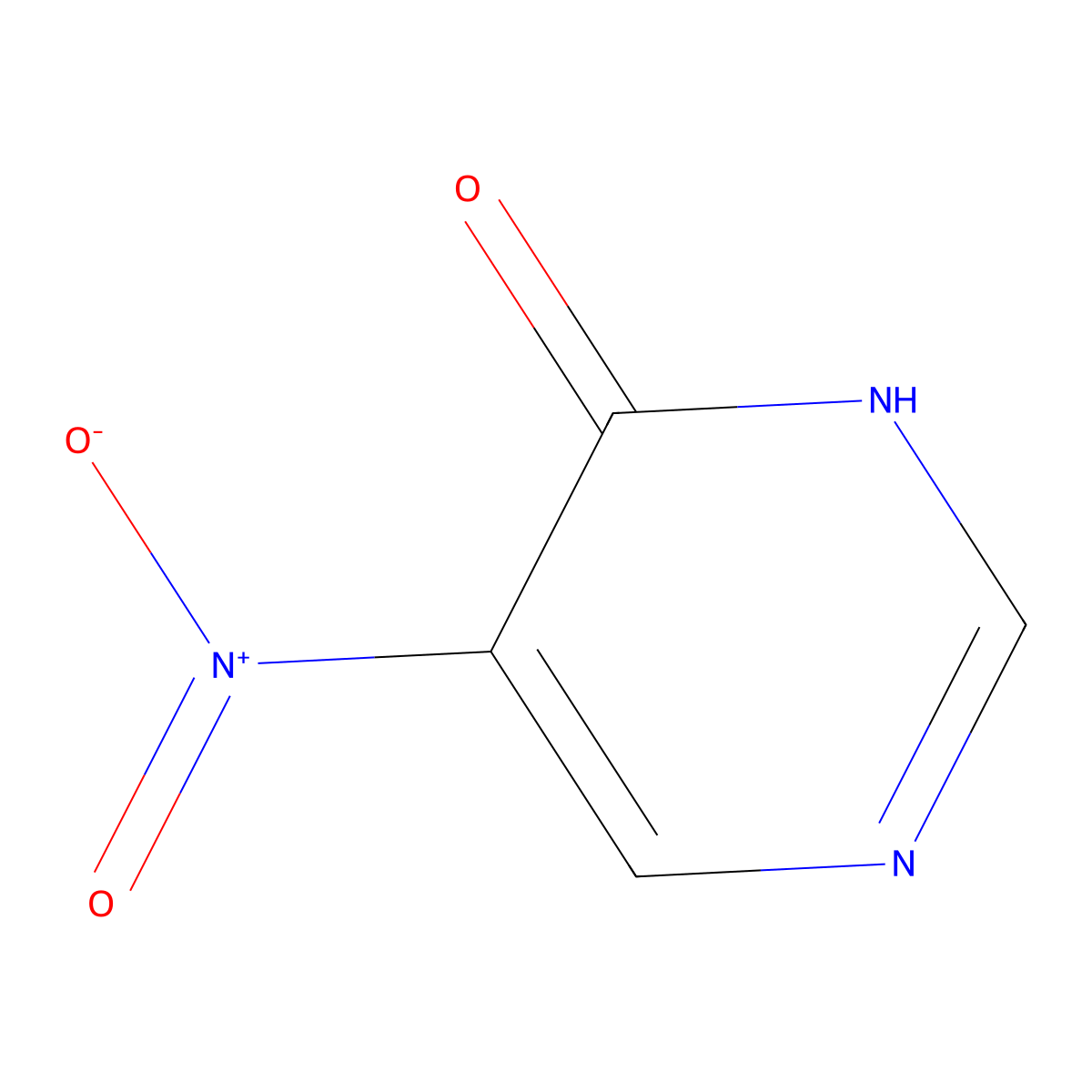 4-Hydroxy-5-nitropyrimidine molecular structure, CAS 219543-69-8