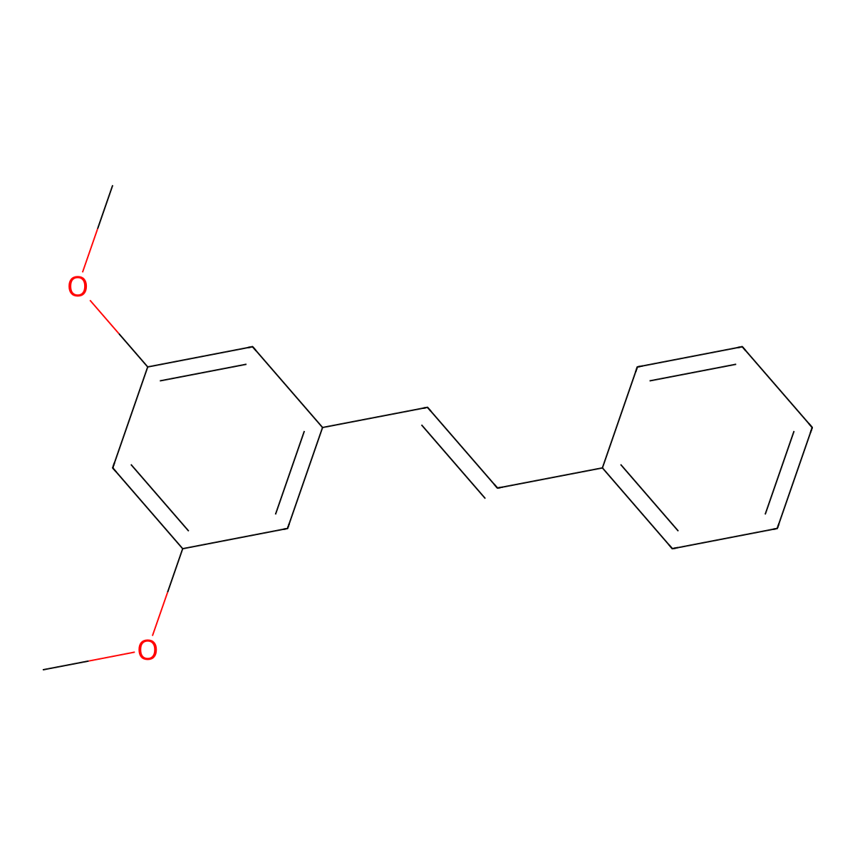 3,5-Dimethoxystilbene molecular structure, CAS 21956-56-9