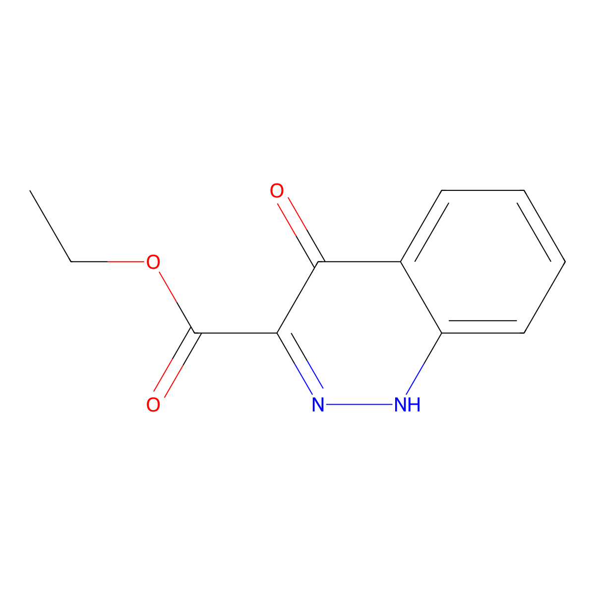 Ethyl 4-oxo-1,4-dihydrocinnoline-3-carboxylate molecular structure, CAS 219568-43-1