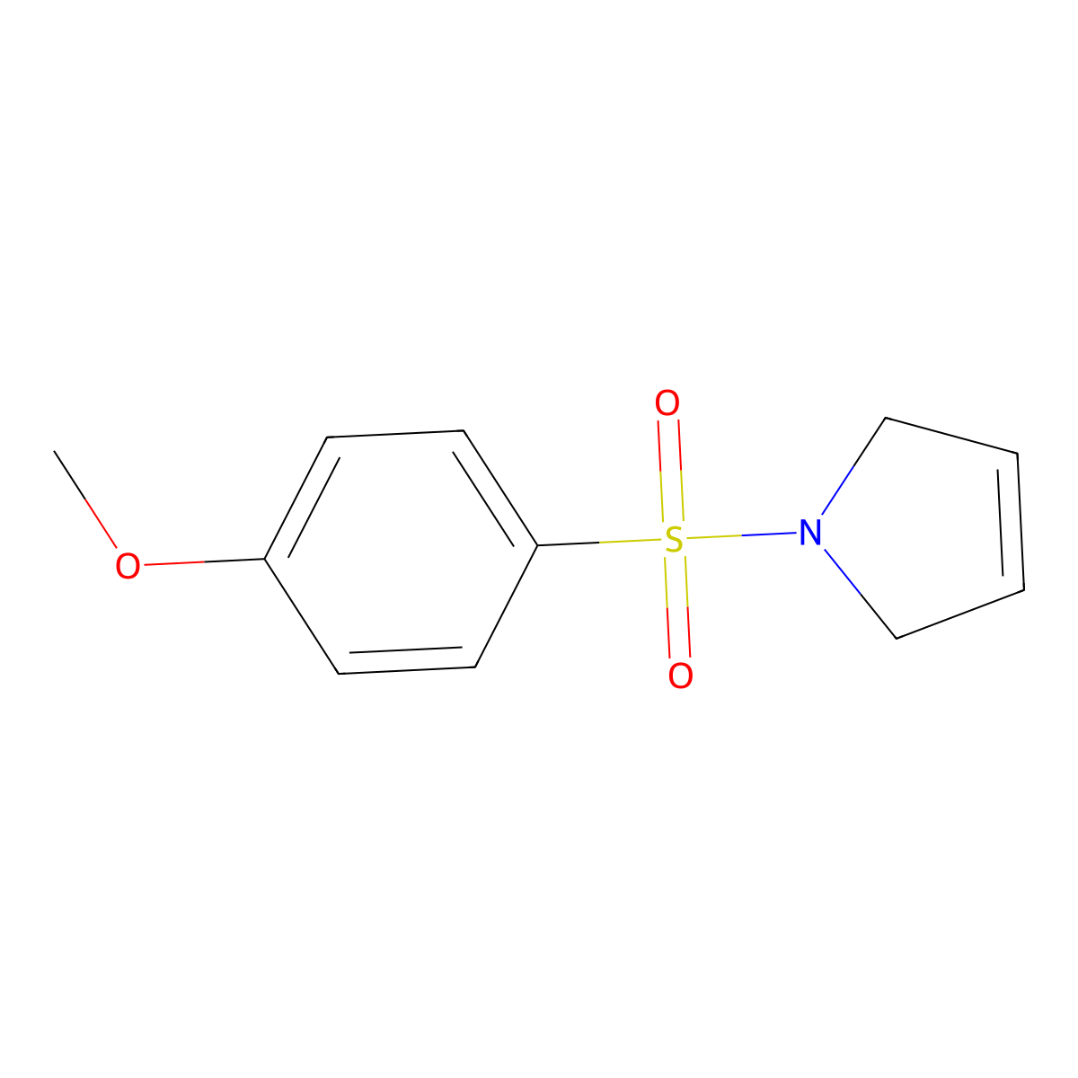 1-(4-Methoxybenzene)sulfonyl-2,5-dihydropyrrole molecular structure, CAS 219583-70-7