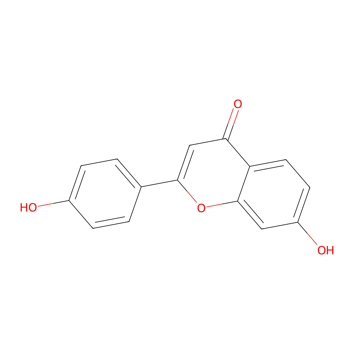 7,4'-Dihydroxyflavone molecular structure, CAS 2196-14-7