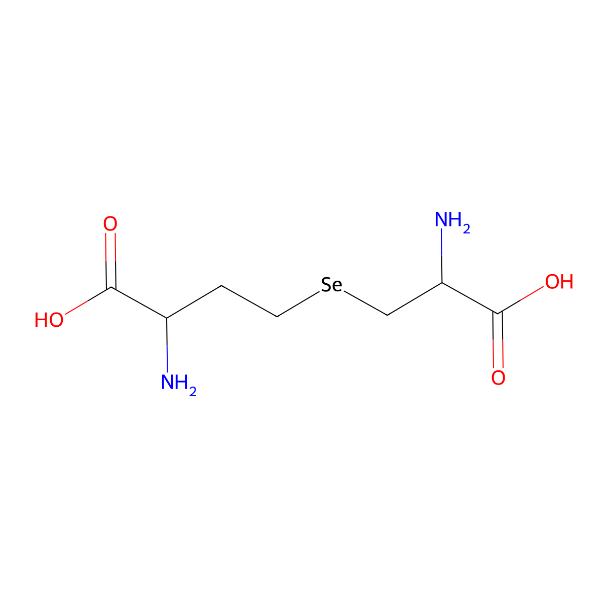 Selenocystathionine molecular structure, CAS 2196-58-9