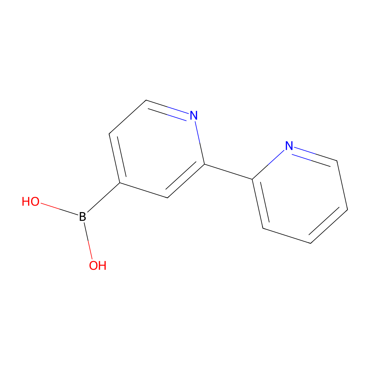 [2,2'-Bipyridin]-4-ylboronic acid molecular structure, CAS 219609-65-1
