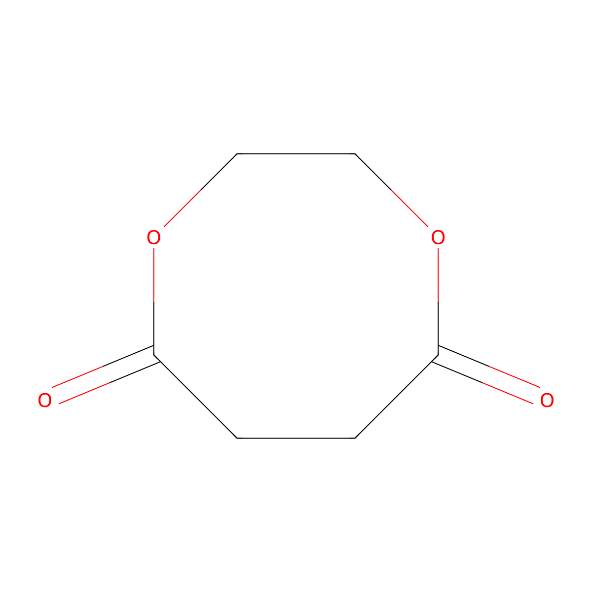 1,4-Dioxocane-5,8-dione molecular structure, CAS 21962-84-5