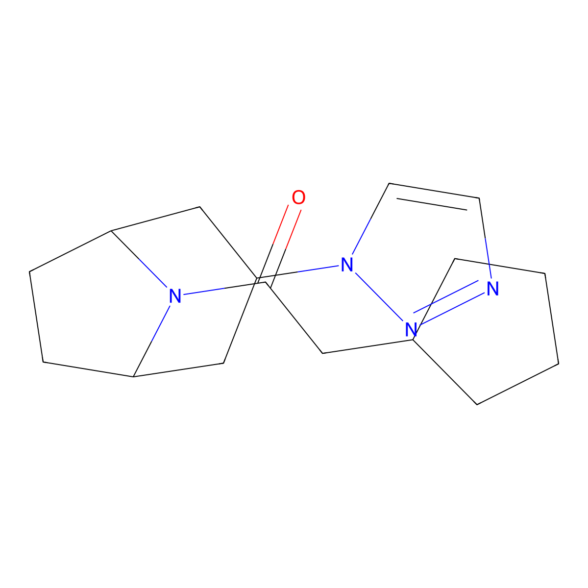 2-cyclopentyl-1-[3-(1H-1,2,3-triazol-1-yl)-8-azabicyclo[3.2.1]octan-8-yl]ethan-1-one molecular structure, CAS 2196218-56-9