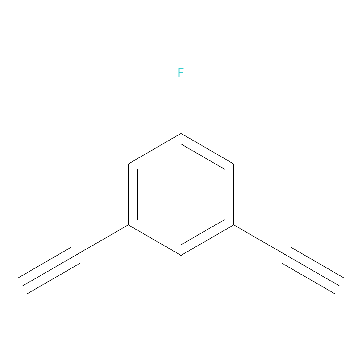 1,3-Diethynyl-5-fluorobenzene molecular structure, CAS 219633-74-6