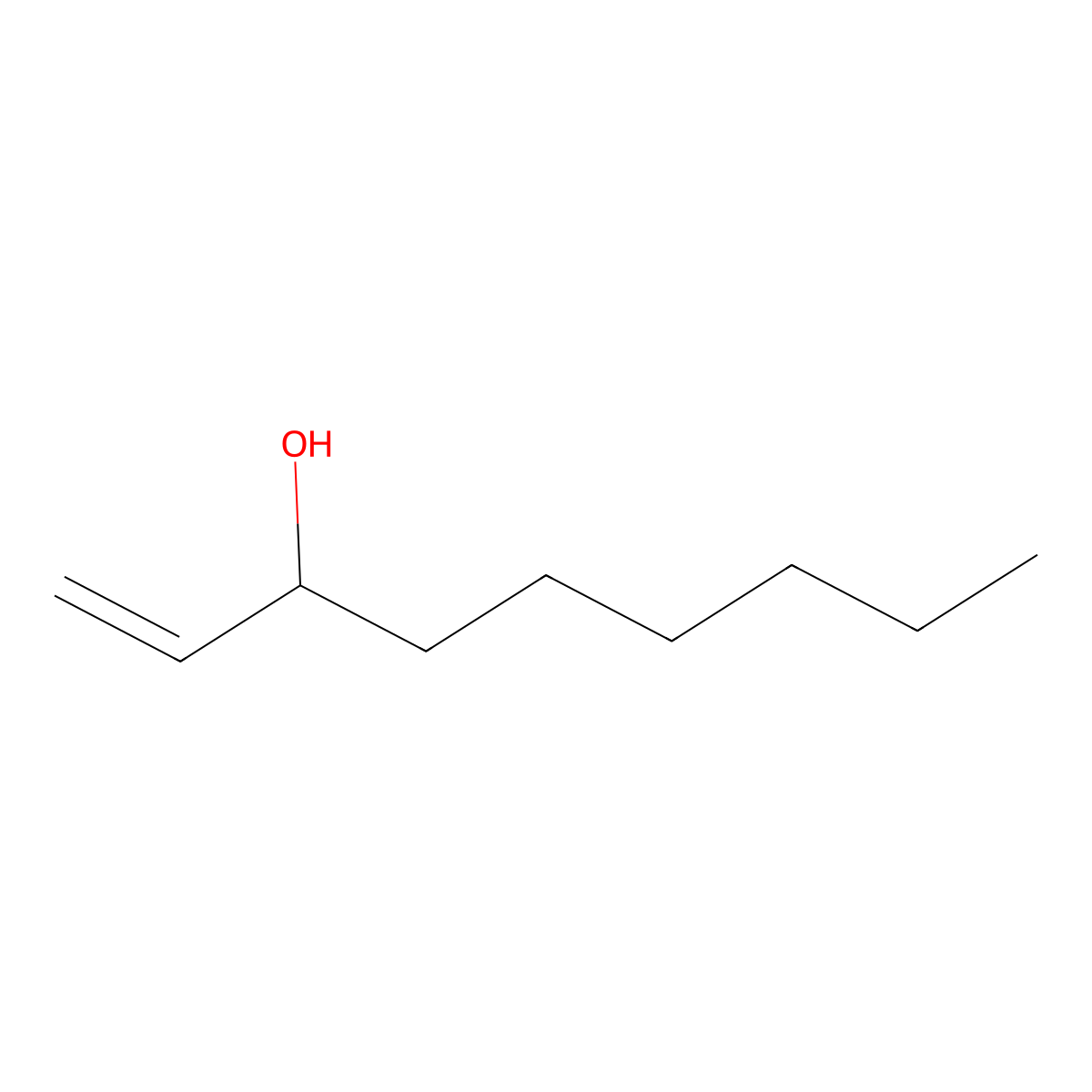 1-Nonen-3-ol molecular structure, CAS 21964-44-3